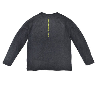 BONDI Jungen Langarmshirt "Big Wheels" 33164 | Anthrazit Melange