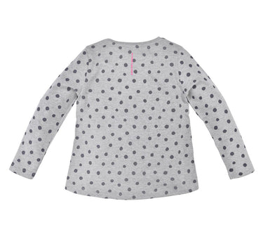 BONDI Mädchen Langarmshirt "Only Love" 36211 | Grey Melange