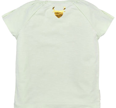 BONDI Mädchen T-Shirt "Spatzl" mit Hirschprint 26091 | Mint