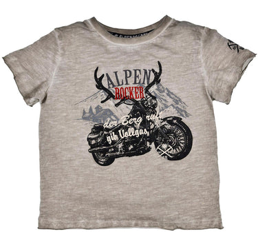 BONDI Jungen T-Shirt "Gib Vollgas" 29907 | Used Stone