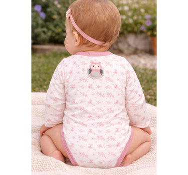 BONDI Baby Langarm Body "Mom+Dad" 93733 | Offwhite