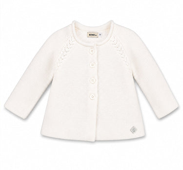 BONDI Baby Mädchen Strickjacke A-Form 86593 | Offwhite