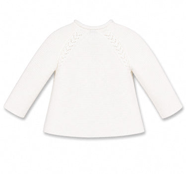 BONDI Baby Mädchen Strickjacke A-Form 86593 | Offwhite