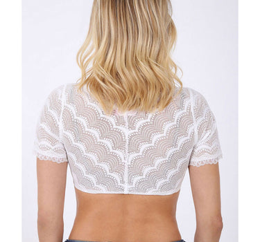 Krüger MADL Damen Dirndlbluse "Diane" 312361 - Ecru