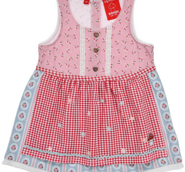 BONDI Baby Mädchen Dirndl "Blumenallover" 86925 | Rose