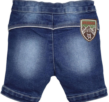 BONDI Jungen Trachten Jeans Bermuda "Gipfelkraxler" 91728 | Blue Denim