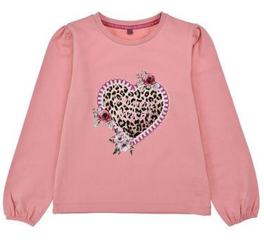 BONDI Mädchen Langarmshirt "Alpenmadl" 26100 | Rose