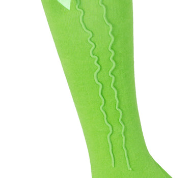 Trachten Kniestrümpfe mit Schleife für Damen | Hellgrün