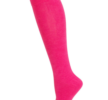 Trachten Kniestrümpfe mit Schleife für Damen | Pink