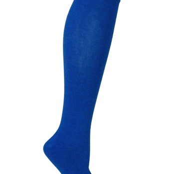 Trachten Kniestrümpfe mit Schleife für Damen | Royalblau