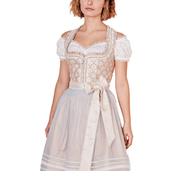 Krüger MADL Dirndl "Seraphina" 415267 | Natur Hellblau 60cm