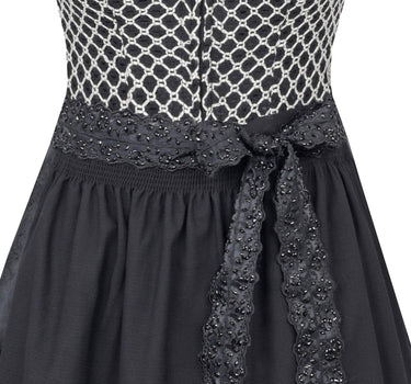 MarJo Trachten Dirndl "Ensdorf" | Schwarz - 65cm