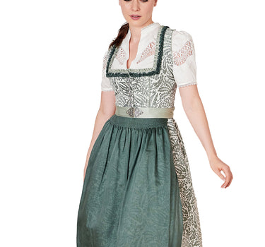 Krüger Collection Dirndl "Fritza" 116367 | Grün 70cm
