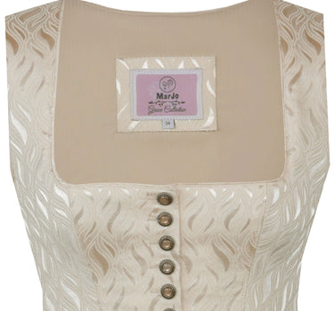 MarJo Trachten Dirndl "Griesstätt" 917770 | Taupe - 70 cm