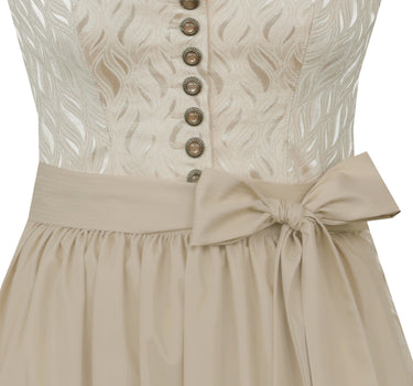 MarJo Trachten Dirndl "Griesstätt" 917770 | Taupe - 70 cm