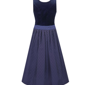 MarJo Trachten Dirndl "Mönchsroth" 921265 | Marine 65cm