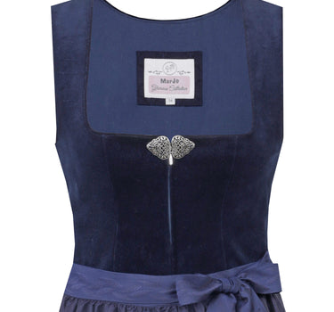 MarJo Trachten Dirndl "Mönchsroth" 921265 | Marine 65cm