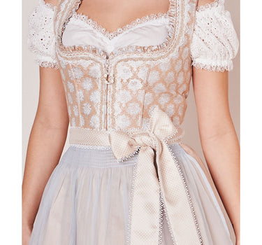 Krüger MADL Dirndl "Seraphina" 415267 | Natur Hellblau 60cm