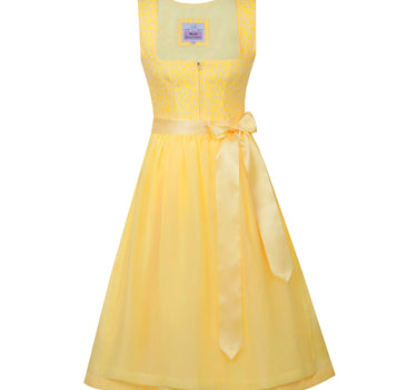 MarJo Trachten Dirndl "Insingen" 918465 | Zitrone 65cm