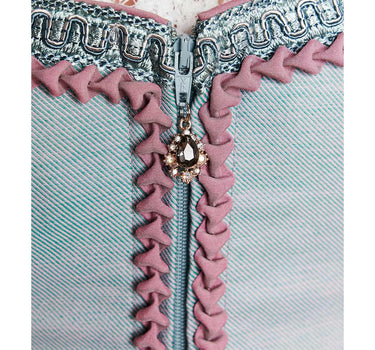 Krüger Collection Dirndl "Siena" 114267 | Grau Rose 60cm