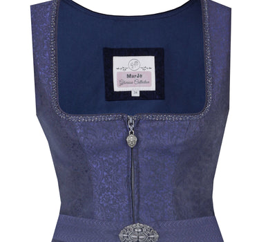 MarJo Trachten Dirndl "Seßlach" 920265 | Marine 65cm