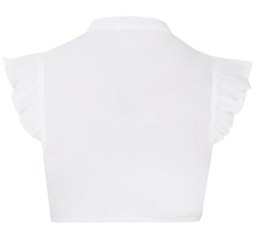 MarJo Dirndlbluse "Kemnath" Flügelarm | Weiß