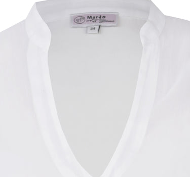 MarJo Dirndlbluse "Kemnath" Flügelarm | Weiß