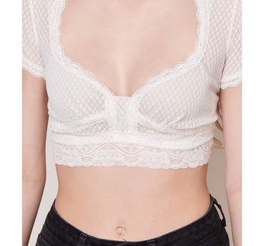 Krüger MADL Dirndlbluse "Novalee" Kurzarm 311565 | Ecru