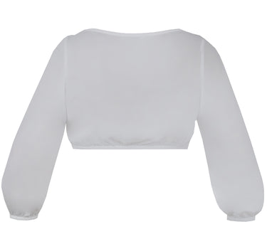 MarJo Dirndlbluse "Viechtach" 3/4 Arm | Offwhite