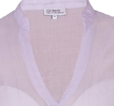 MarJo Dirndlbluse "Waldbrunn" Flügelarm | Flieder