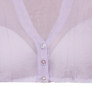 MarJo Dirndlbluse "Waldbrunn" Flügelarm | Flieder