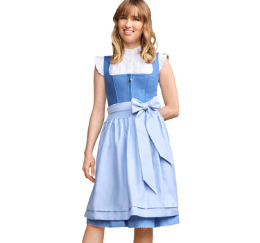 Krüger MADL Dirndl "Dorette" 413369 | Blau 60cm