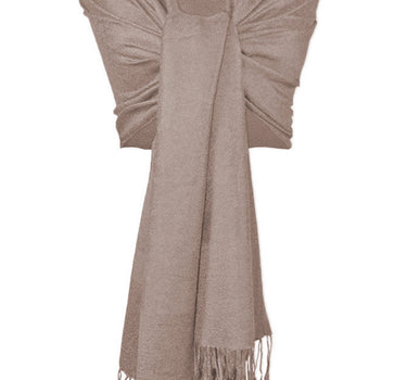 Halstuch aus Viscose - Stola Schal 185 x 70 cm | Braun