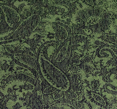 Halstuch aus Viscose - Stola Schal 185 x 70 cm | Grün / Schwarz
