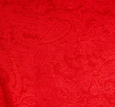Halstuch aus Viscose - Stola Schal 185 x 70 cm | Rot