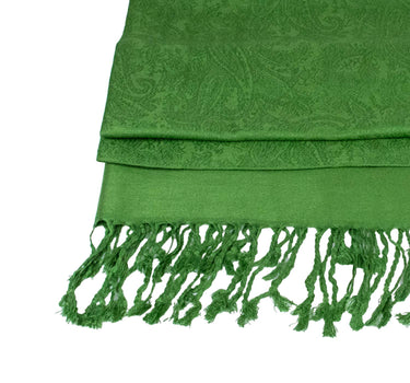 Halstuch aus Viscose - Stola Schal 185 x 70 cm | Olivgrün