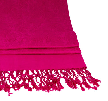 Halstuch aus Viscose - Stola Schal 185 x 70 cm | Pink