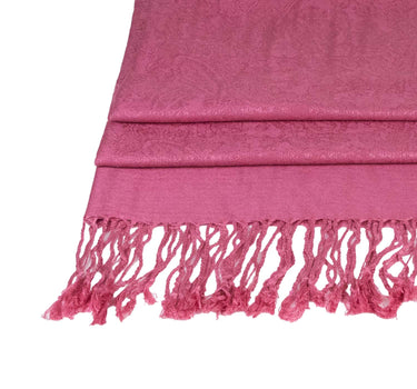 Halstuch aus Viscose - Stola Schal 185 x 70 cm | Rosé