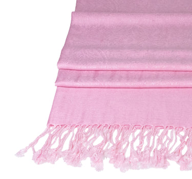 Halstuch aus Viscose - Stola Schal 185 x 70 cm | Rosa