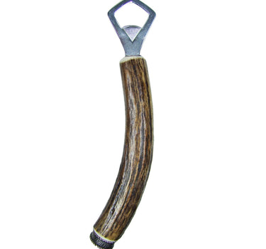 Funk Hirschhorn Flaschenöffner mit Zierkappe | Edelweiß