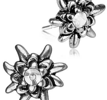 LUISIA® Edelweiß Ohrstecker "Emilia" mit Kristallen von Swarovski® | Crystal / Kristall