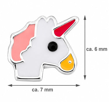 LUISIA Ohrstecker Einhorn Unicorn - 925 Sterling Silber
