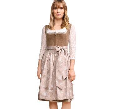 Krüger MADL Dirndl "Elinda" 414869 | Natur 60cm