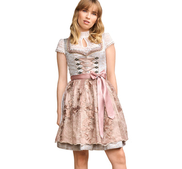 Krüger MADL Dirndl "Emilija" 414169 | Hellgrau 50cm