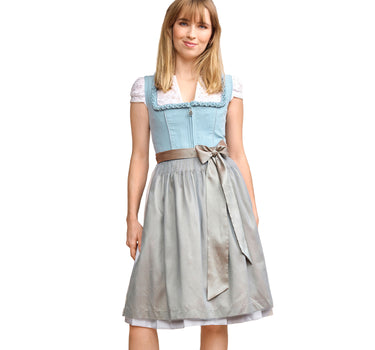 Krüger MADL Dirndl "Emmeline" 415769 | Hellblau 60cm
