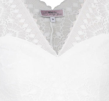 MarJo Dirndlbody "Forsten" Halbarm | Offwhite
