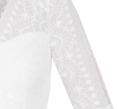 MarJo Dirndlbody "Forsten" Halbarm | Offwhite