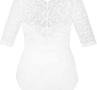 MarJo Dirndlbody "Forsten" Halbarm | Offwhite