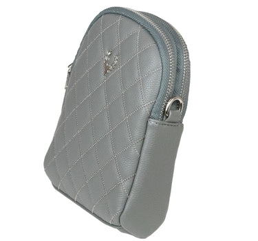 Trachten Handtasche "Emma" - Dirndl Umhängetasche | Dunkelgrau