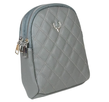 Trachten Handtasche "Emma" - Dirndl Umhängetasche | Dunkelgrau